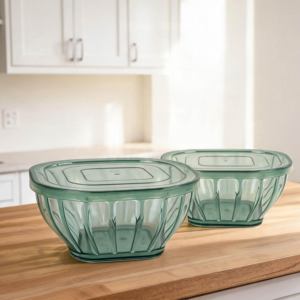 Square Eco-Friendly Dishwasher Safe Plastic Food Storage <b>Container</b> 2700ML Stackable Food Grade Kitchen Organizer Flip Top Lid - Product Image 5