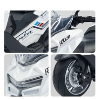 Présentoir de voitures en alliage métallique moulé sous pression Fashion Two Wheels Summer Motorcycle Toy Model De Motocicleta For Kids Collection Gifts