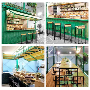 Café mobile préfabriqué personnalisé en conteneur maritime, kiosque de café mobile clé en main, café pour les activités commerciales en plein air - Product Image 4