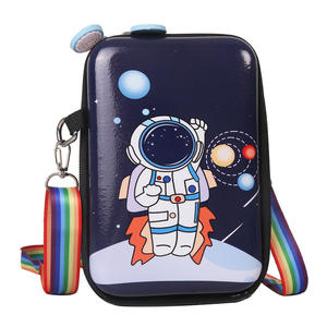 Sac à bandoulière pour enfants avec motif de dessin animé mignon, couleur personnalisée, porte-monnaie, housse de protection, trousse à crayons pour l'école - Product Image 1