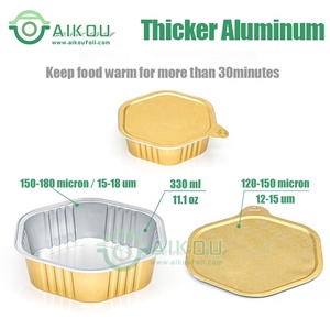 Thực Phẩm Grand Sealable Smooth Tường Nhiệt Niêm Phong Nhôm Foil Container Sử Dụng Trong Nhiệt Niêm Phong Máy Thực Phẩm Takeaway Container - Product Image 3