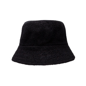 Heads 60cm Puffy <strong>Bucket</strong> Cap Design Embroidered Logo Plain Plaid Unisex <strong>Navy</strong> Terry Cloth Towel Towelling Reversible <strong>Bucket</strong> <strong>Hat</strong> - Product Image 3