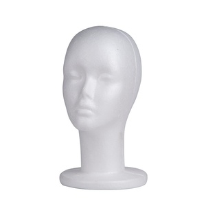 Tête de <span class=keywords><strong>Mannequin</strong></span> en Mousse Plastique Homme et Femme pour Coiffure de Perruques et Chapeaux, Support <span class=keywords><strong>d</strong></span>'Exposition - Product Image 3