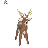 Fabriqué en Chine haute qualité durable vinyle PVC gonflable cerf cheval renne chèvre mouton vache modèle jouet