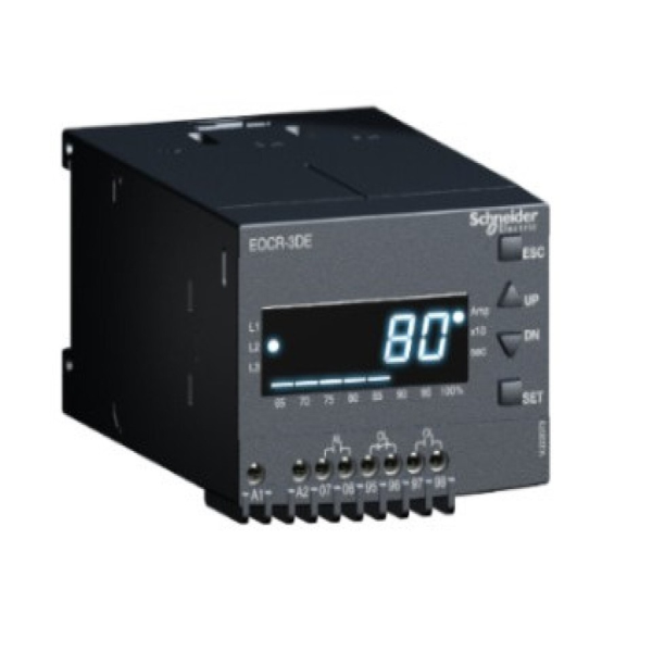Plc Eocr 3de-05duh 0.5a Electronic Over Current Relay 100~240v Ol+al Hole for Warranty Product