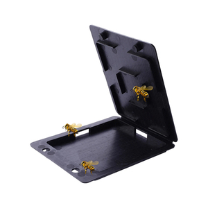 Trampa para Escarabajos de <span class=keywords><strong>Colmena</strong></span> Pequeña Negra, Trampas de Plástico para Escarabajos para Colmenas, Herramientas de Apicultura - Product Image 1