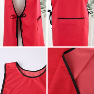 Delantal de PVC Estilo Coreano para Mujer, Impermeable y Resistente al Aceite, con Estampado, para Cocina y Catering - Product Image 2