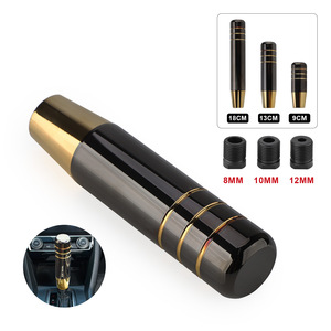 Universal Black Gold Gear <b>Shift</b> <b>Knob</b> 9Cm 13Cm 18Cm Aluminum Alloy Car Modification Ergonomic Design - Product Image 4