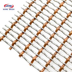 多様性アンティークブロンズステンレス鋼ワイヤーメッシュ無地建物ファサードスクリーン装飾メッシュカット溶接可能 - Product Image 6