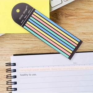 Notes autocollantes transparentes en PET de 160 pages, marque-pages, index et intercalaires pour livres et carnets - Product Image 4