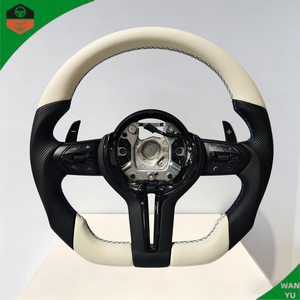 Volante Deportivo de Cuero Perforado Alcantara para <span class=keywords><strong>BMW</strong></span> Serie 6 F06 118i 440i F36 X5m F15 F22 M240i F30 <span class=keywords><strong>320d</strong></span> - Product Image 4