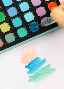 Bview Art 43 pezzi Kids Student 36 colori pittura ad acquerello <span class=keywords><strong>con</strong></span> temperamatite per gomma da cancellare - Product Image 4