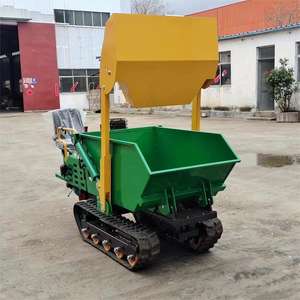 500 кг Колесный мини-самосвал с Briggs stratton мини-самосвал мини-транспортер Трековый носитель с гидравлическим опрокидыванием - Product Image 4