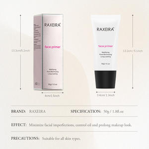 Nouvel apprêt Maquillage Soin du visage Pore mat Minimisant les ridules lisses <span class=keywords><strong>Base</strong></span> de maquillage personnalisée Fond de teint Apprêt pour le visage Marque privée - Product Image 6