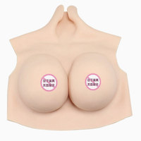 Prothèses mammaires en silicone réalistes, très grandes, taille G, E, super douces et confortables, pour cosplay homme-femme et travestissement.