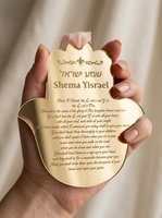 Kit Cadeau Judaica Premium en Acrylique Lucite Personnalisé pour Birkat Hamazon, Idéal pour Shabbat, Pessah et Hanouka