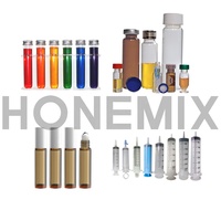 Machine d'étiquetage automatique Honemix pour flacons, ampoules, rouges à lèvres, mascara, machine d'étiquetage horizontale pour flacons ronds, machine d'étiquetage adhésive