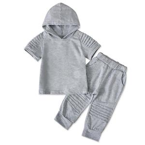 Conjuntos de Ropa para Bebé, Tejidos en Algodón, para Niños, Verano, 2 Piezas - Product Image 1