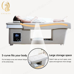 Cama de Champú de Spa de Terapia de Agua Japonesa Multifuncional Portátil Moderna Chuque con Reposacabezas Incorporado - Product Image 4