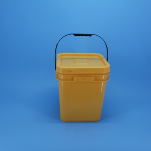 Seau carré en plastique PP en gros pour usine - Seau carré en plastique pour peinture et stockage d'aliments, de peinture et de engrais - Product Image 2