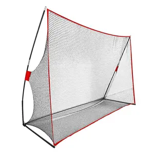 Portable10x7 Golf Practice Hitting Swing Nylon Net For Indoor Outdoor Detachable Golf Cage Training Aids With Carry Bag