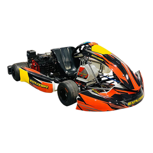 Karts professionnels de haute qualité à essence, <span class=keywords><strong>moteur</strong></span> 4 temps. Karts parent-enfant pour parcs d'attractions à usage commercial - Product Image 1