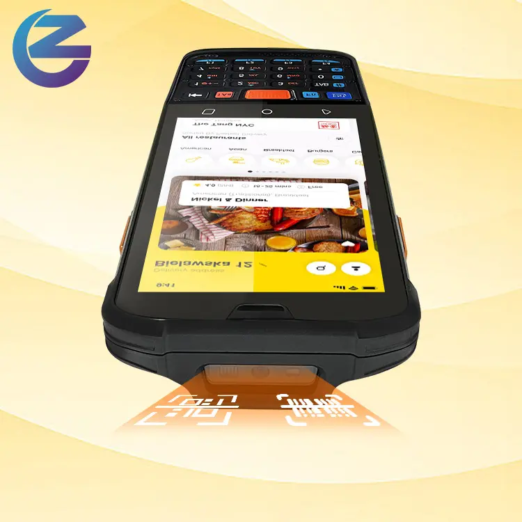 ZCS Z82 Android de 4 pulgadas con Android Industrial Tablet resistente Pc ordenador pantalla impermeable con Usb Nfc 4G Lte