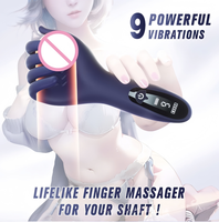 Großhandel LED-Display Herren-Masturbator Vibrations-Masturbator Hodenmassagegerät Stimulator