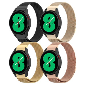 Pour Samsung <span class=keywords><strong>Galaxy</strong></span> <span class=keywords><strong>Watch</strong></span> <span class=keywords><strong>4</strong></span> <span class=keywords><strong>20mm</strong></span> <span class=keywords><strong>Bracelet</strong></span> de montre magnétique de luxe en acier inoxydable <span class=keywords><strong>Bracelet</strong></span> réglable pour hommes cadeau - Product Image 4
