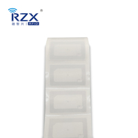 Échantillon gratuit, étiquette RFID pour bibliothèque, 13,56 MHz, longue distance de lecture, ISO15693, ICODE SLIX original, 80x50 mm