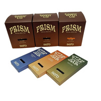 Boîte d'emballage en papier de barre de chocolat Wonka bon marché boîte de barre de chocolat en papier blanc de qualité alimentaire Kraft argent feuille d'or