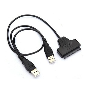 Cable de datos USB 2.0 a SATA, adaptador de 7 y 15 pines para unidad de estado sólido - Product Image 1