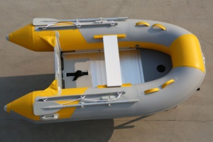 Bote Inflable Plegable Personalizado, Bote Eléctrico Tipo Pontón para Recreación Acuática - Product Image 5