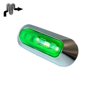 Luces de remolque ámbar, luz de marcador lateral LED de autobús de 10-30V, luces LED de 4 LEDs para camiones - Product Image 6