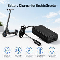 Cargador de Batería de Iones de Litio Fuyuang 29.4V 3A 4A 7S para Scooter de Movilidad de 24V y Silla de Ruedas Eléctrica