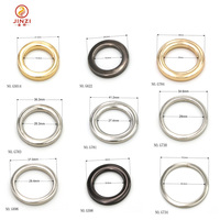 Différentes tailles 20mm 25mm 32mm anneau torique en alliage métallique boucle métallique personnalisée pour laisse de chien accessoires de corde