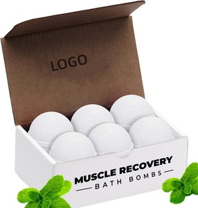 Essence de bain moussant de luxe biodégradable faite à la main en gros, juteuse pour un coffret cadeau de bain, bombes de bain en forme de boule - Product Image 2