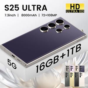 Batterie système Android S25 Ultra Mobile Phone très vendue avec un écran HD double SIM de grande capacité - Product Image 5