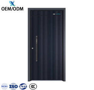 Puerta de Seguridad de Acero con Clasificación de Resistencia al Fuego, Personalizada, Blindada, Antirrobo, Moderna, OEM/ODM, para Chalets y Almacenes - Product Image 1