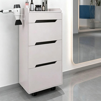 Armoire à outils contemporaine de luxe en MDF pour salon de coiffure, atelier, rangement pour coiffeur, banc de coupe, chariot de salon