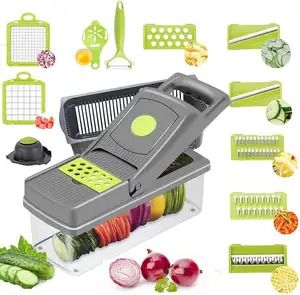 2024 New Kitchen Gadgets Ferramentas Boa Qualidade Fácil de Limpar Manual Hand Slicer Food Chopper Cortador De Batata Vegetal De Segurança