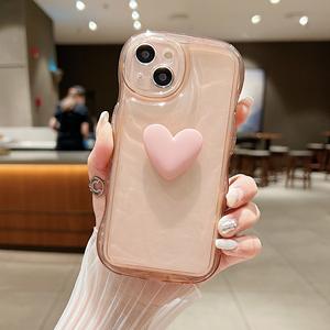 Coque de téléphone adaptée au vivo S16 Pro, coque simple semi-transparente à bulles ondulées, motif cœur à bulles, coque de téléphone anti-chute à couverture complète - Product Image 6