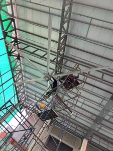 Fabricante de Ventiladores HVLS, Motor PMSM, Ventilador Industrial Grande de 24 pies para Iglesia - Product Image 2