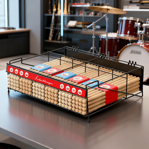 Tùy chỉnh trống thanh bin lưu trữ giá cho slatewall, nhạc cụ hiển thị giá - Product Image 2