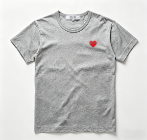 T-Shirt Unisex 100% Cotone <span class=keywords><strong>con</strong></span> Stampa <span class=keywords><strong>Cuore</strong></span> Piccolo Stile Vintage Giapponese Traspirante Manica Corta Casual - Product Image 3