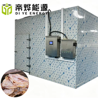 Industriële automatische warmtepompdroger voor visfilets, schelpdieren, kelp en mariene proteïnen