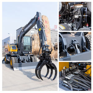 Escavatore Compatto su Ruote con Motore Cummins, Escavatore a Ruote con Pinza, Garanzia di 1 Anno - Product Image 5