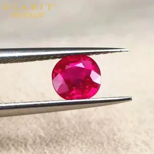 SGARIT Hot Selling High Quality gems Stone For gold Jewelry Making 1.1ct red Burma Natural Ruby loose gemstone