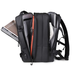 Mochila Expandible para Portátil Remoid de 20-35L, para Viajes de Negocios, Unisex, Color Sólido, con Bolsillo Interior con Cremallera - Product Image 3