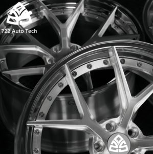 Jantes Forgées Automobiles 722 Deux Pièces Polies 18 19 20 21 22 23 24 Pouces 5x120 5x114.3 5x112 5x115 en Aluminium 6061 pour BMW Audi Mercedes - Product Image 5